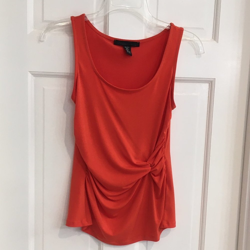 Kenneth Cole Orange Sleeveless Top size XS